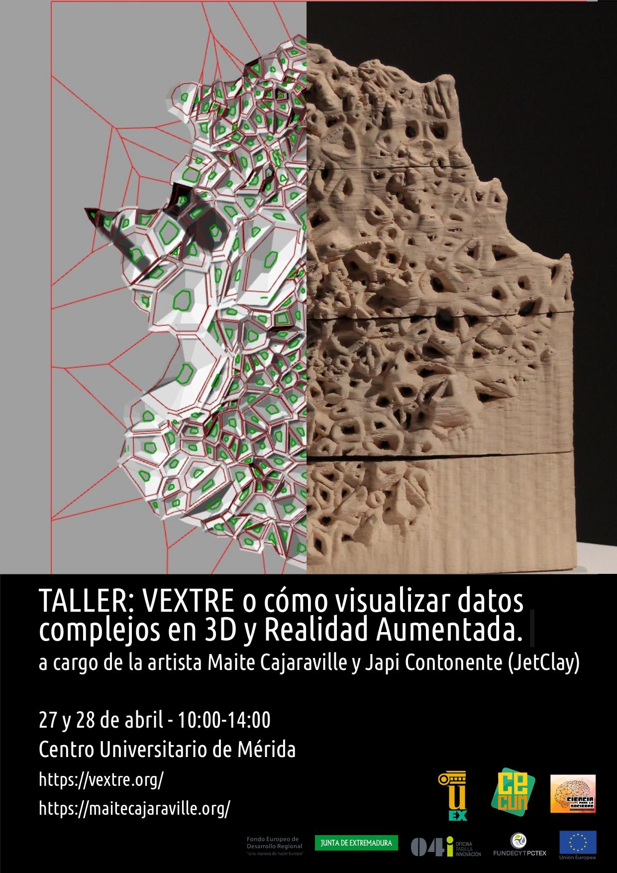 Taller VEXTRE, realidad aumentada, arte digital